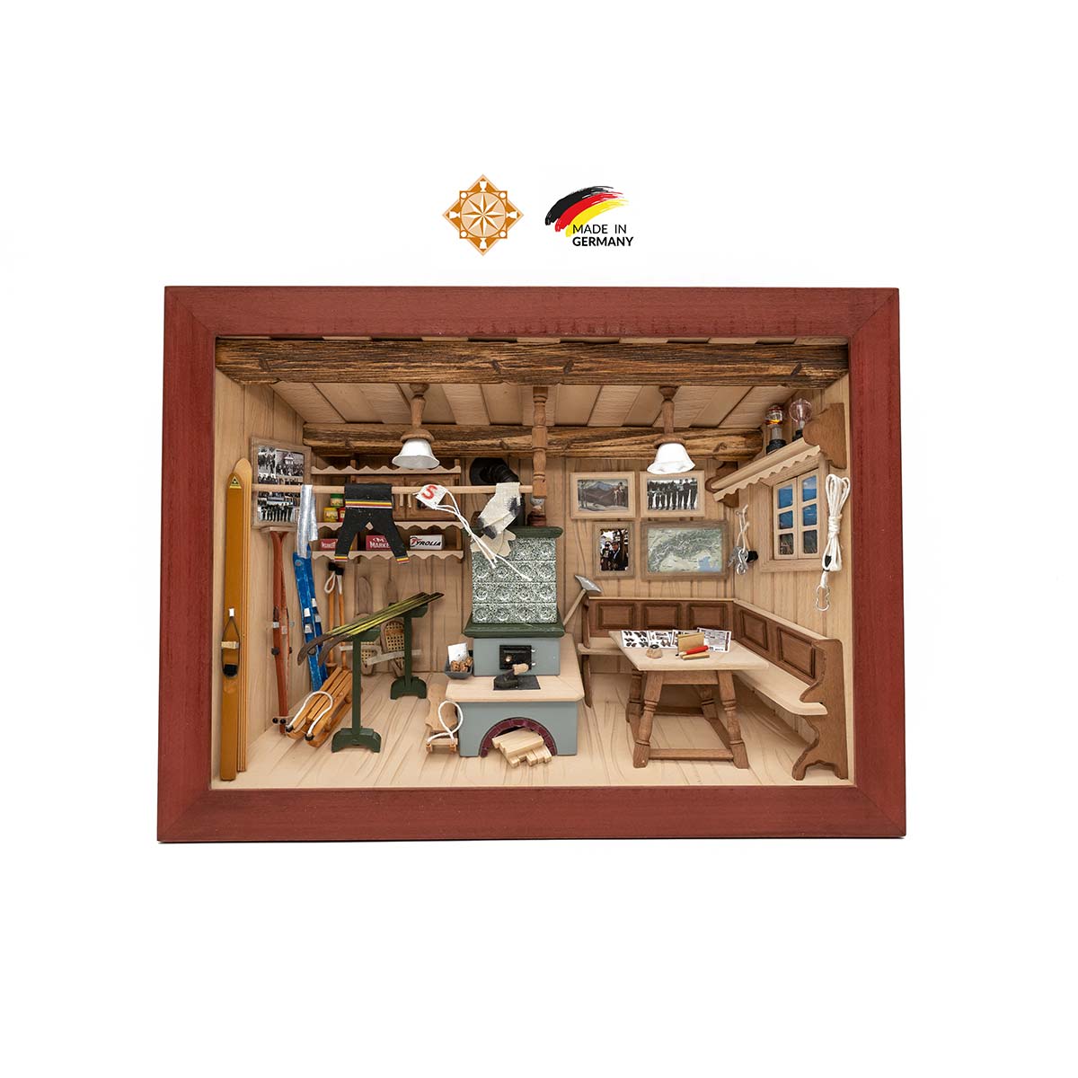 3D Wooden Picture | Ski Room