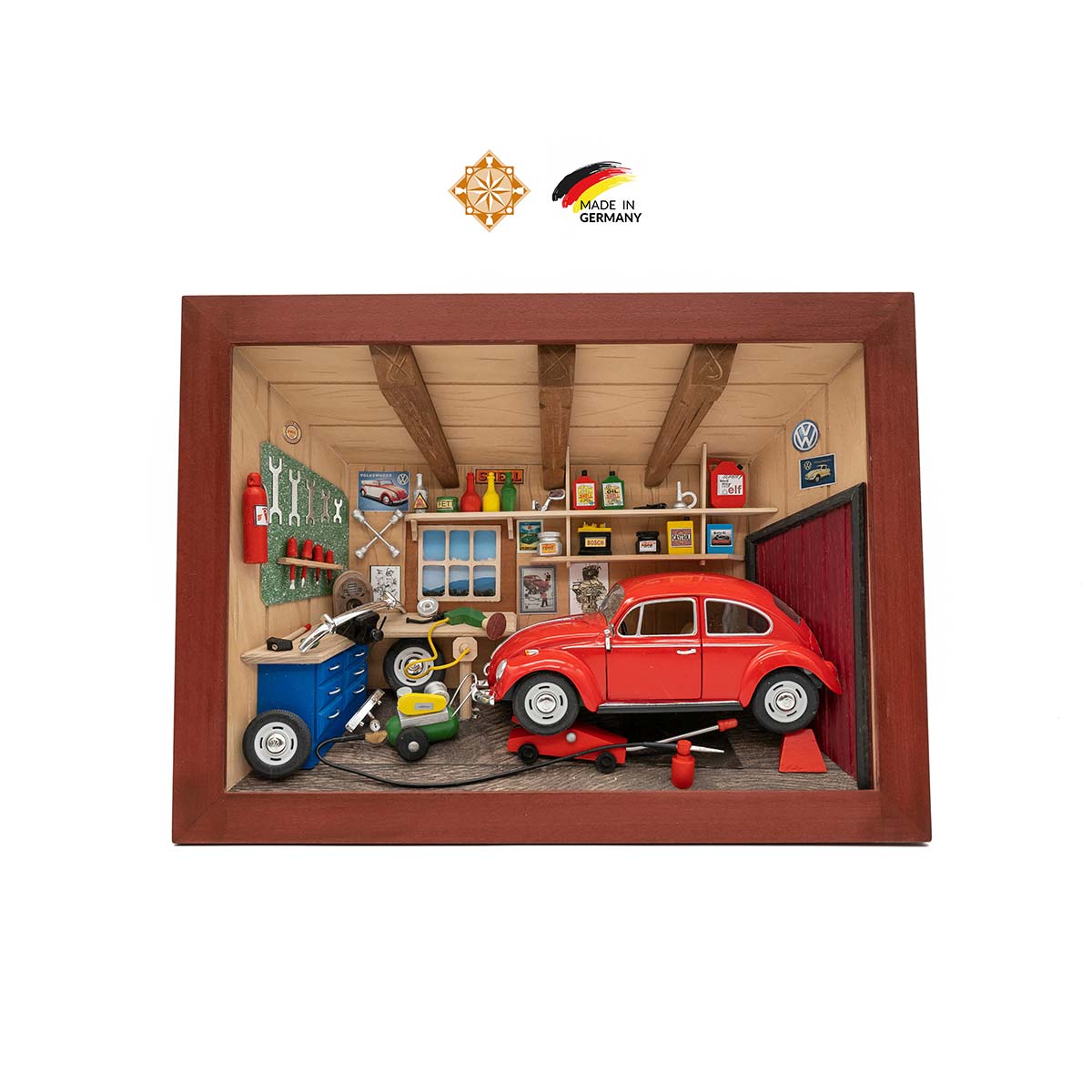 3D Wooden Picture | Car Garage
