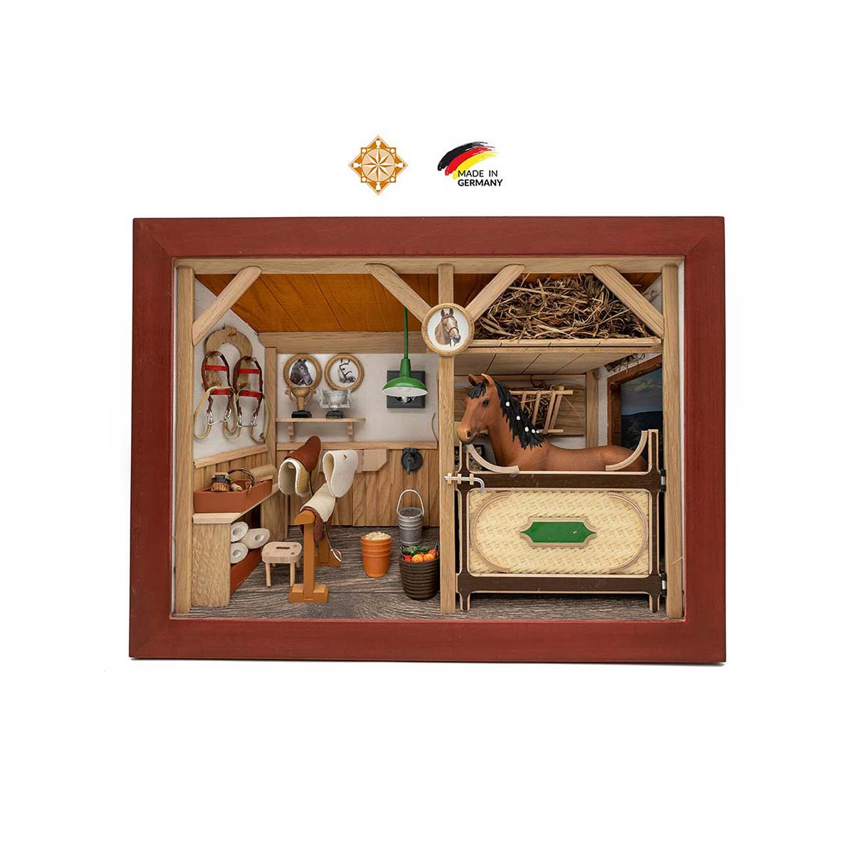 3D Wooden Picture | Stable